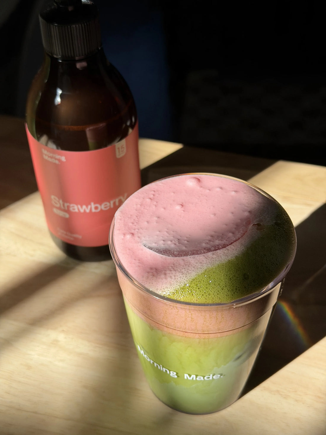 Strawberry Cold Foam Matcha