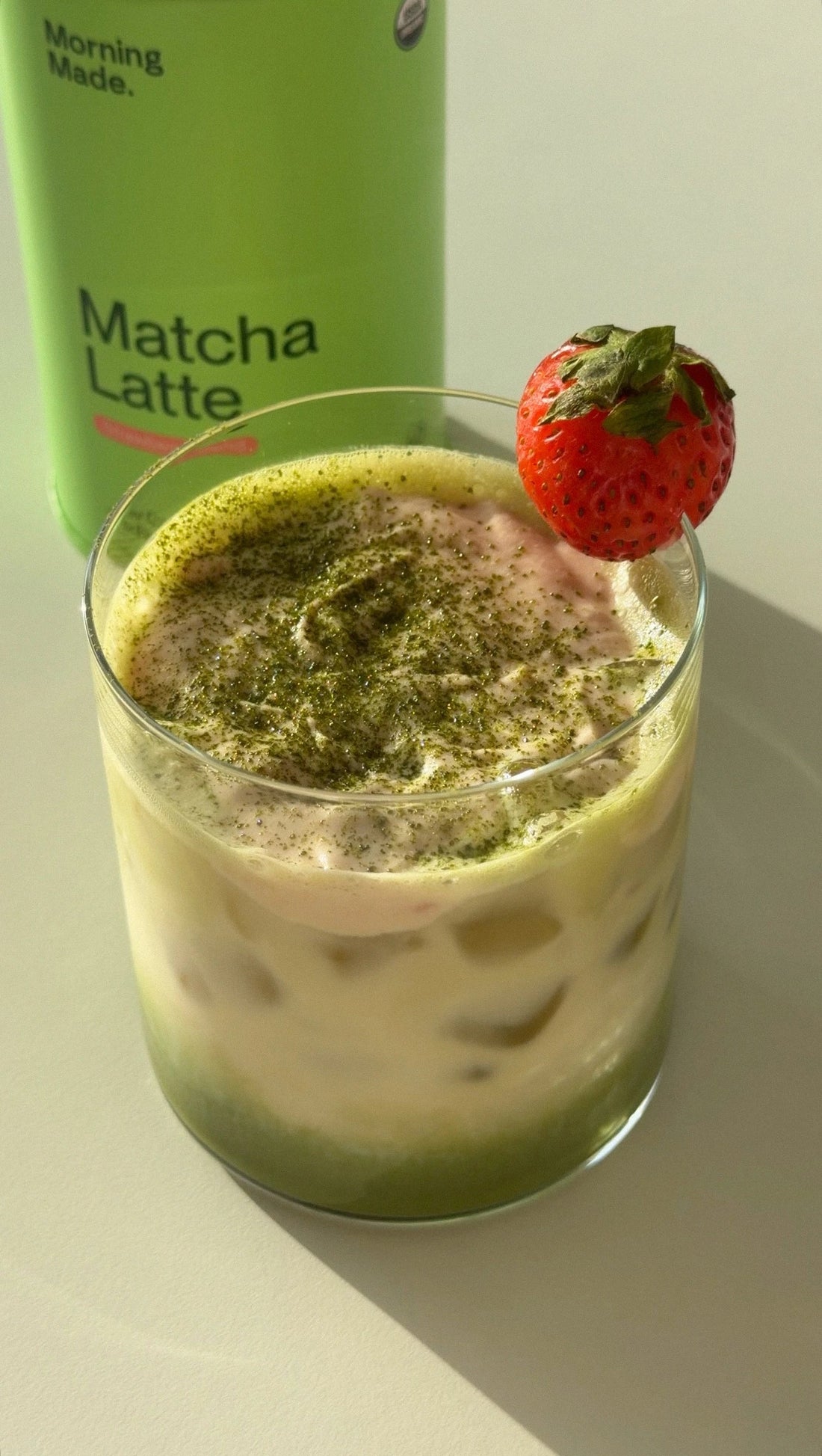 Strawberry Cold Foam Matcha