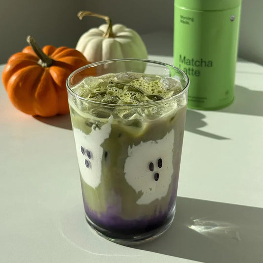Ube Matcha Latte