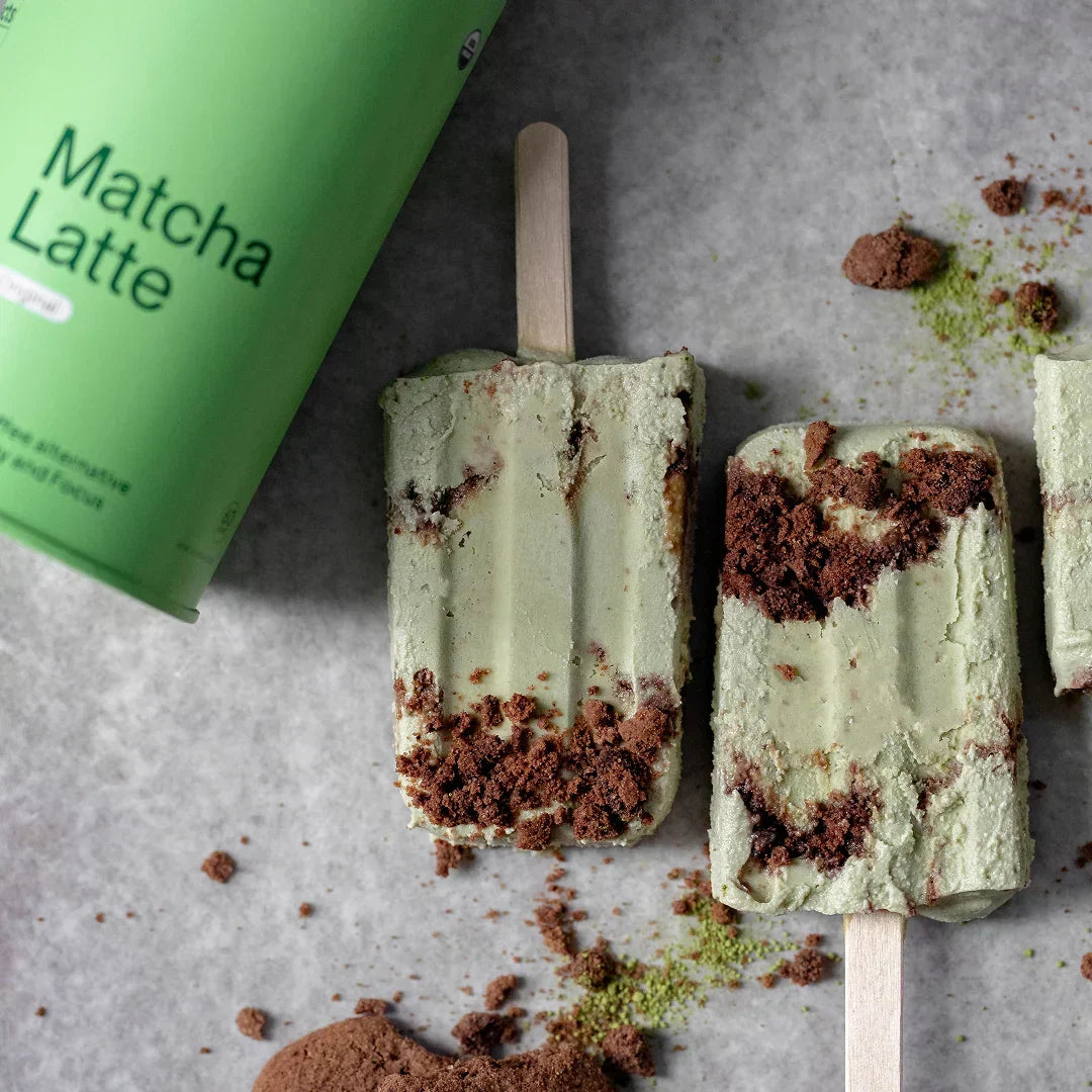 Cookies and Cream Matcha Popsicles