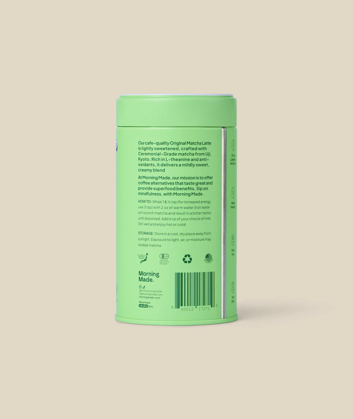 Originlab Matcha Ceremonial-Grade Matcha Latte Powder | Original Blend – Morning Made ...