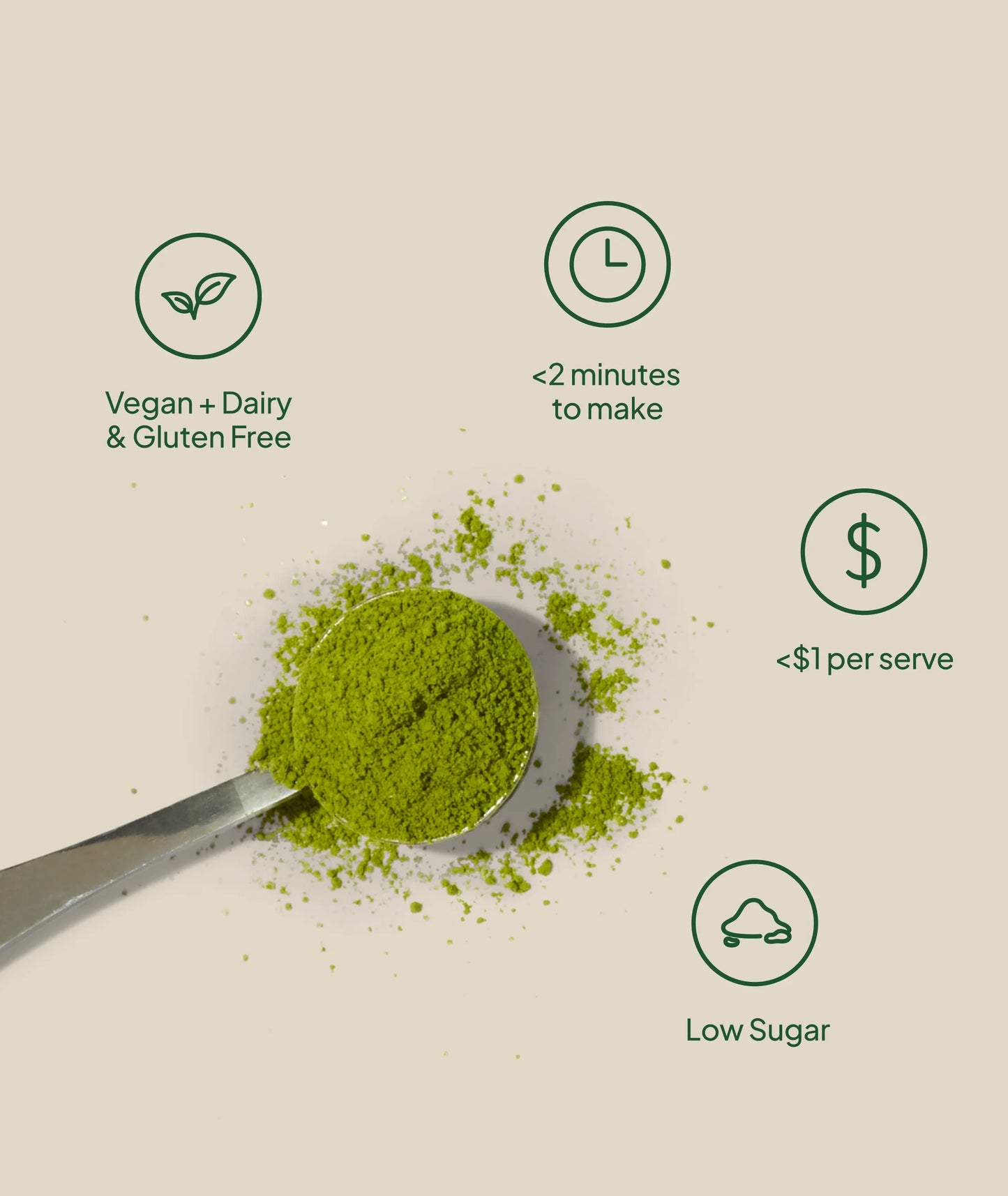 Unsweetened Matcha Latte (3 Pack)