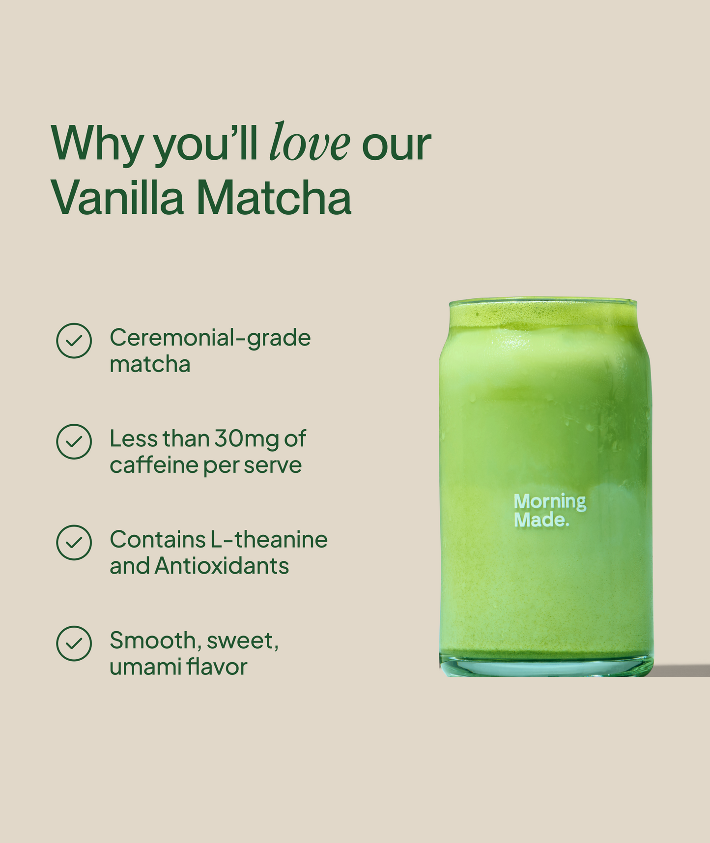 Vanilla Matcha Latte 20pk (10 Pack x 2)